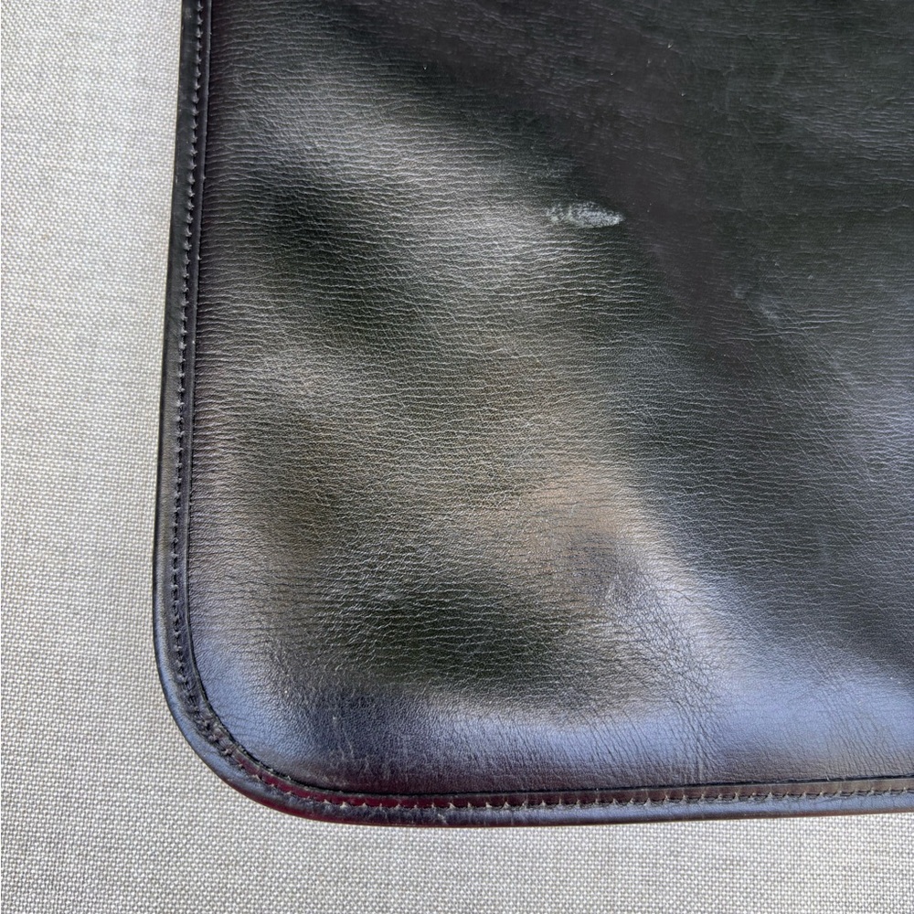 Authentic CHANEL vintage flat black lambskin mini tote - Picture 6 of 16